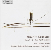 Wolfgang Amadeus Mozart (1756-1791) • Serenades Nos. 4 + 5 CD