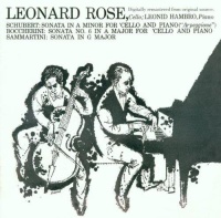 Leonard Rose, Leonid Hambro • Schubert | Boccherini | Sammartini - Sonatas CD