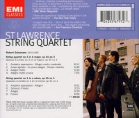 St Lawrence String Quartet: Schumann (1810-1856) • String Quartets Nos. 1 & 3 CD