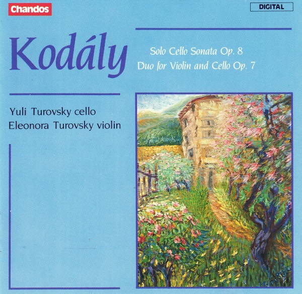 Zoltán Kodály (1882-1967) • Cello Sonata & Duo CD
