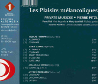 Les Plaisirs mélancoliques CD