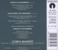 Corda Quartett • Alexander von Zemlinsky | Arnold...