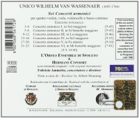 Unico Wilhelm van Wassenaer (1692-1766) • Sei concerti armonici CD