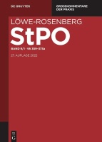 Löwe-Rosenberg • StPO Band 9/1
