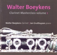 Walter Boeykens • Clarinet Masterclass Volume 1 CD