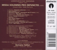 Lodovico da Viadana (1560-1627) • Missa Solemnis pro Defunctis CD