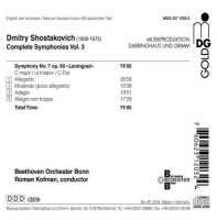 Dmitri Shostakovich (1906-1975) • Symphony No. 7 CD...