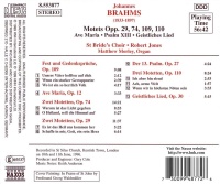 Johannes Brahms (1833-1897) • Motets CD