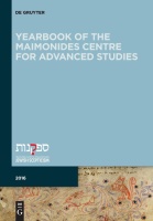 Yearbook of the Maimonides Centre for Advanced Studies • 2016