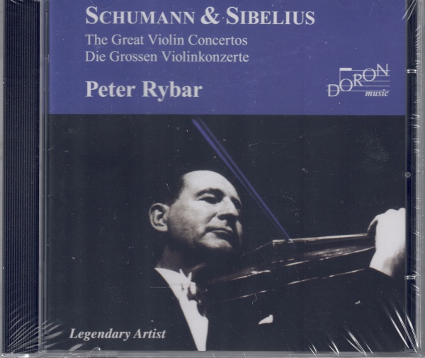 Peter Rybar: Schumann & Sibelius • The Great Violin Concertos CD