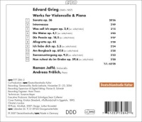 Edvard Grieg (1843-1907) • Works for Violoncello...