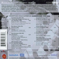 Vokale Kammermusik • Kammerchor 1950-2000 CD