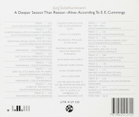 Jürg Solothurnmann • A deeper Season than Reason CD