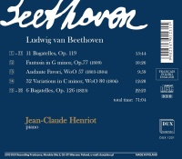Jean-Claude Henriot: Ludwig van Beethoven (1770-1827) CD