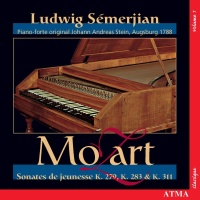 Wolfgang Amadeus Mozart (1756-1791) • Sonates Volume 1 CD • Ludwig Sémerjian