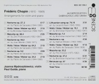 Chopin Arrangements for Violin CD