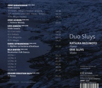 Duo Sluys • Sonatas for Violin and Piano CD