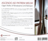 Simon Reichert • Ascendo ad Patrem Meum CD