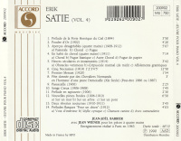 Erik Satie (1866-1925) • Œuvre intégrale pour piano (4e et dernier volume) CD