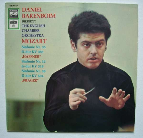 Daniel Barenboim: Mozart (1756-1791) • Symphonies Haffner & Prager LP