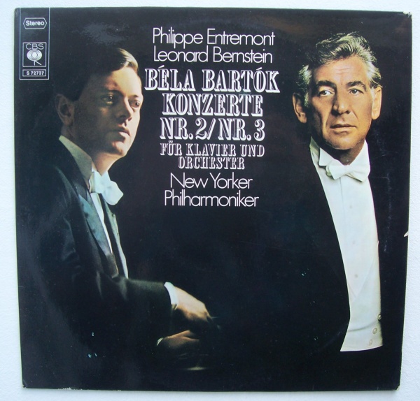 Philippe Entremont & Leonard Bernstein: Bartók (1881-1945) • Konzerte Nr. 2 & 3 LP