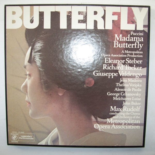 Eleanor Steber: Giacomo Puccini (1858-1924) - Madama Butterfly 3 LP-Box