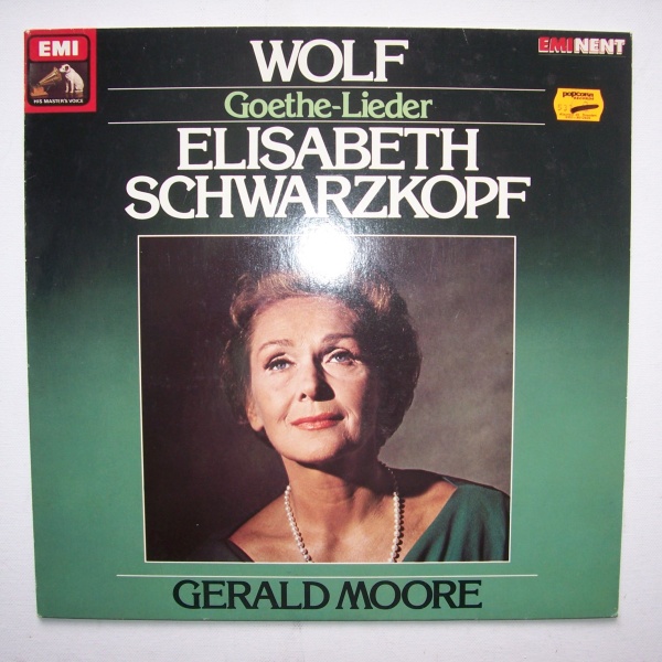 Elisabeth Schwarzkopf: Hugo Wolf (1860-1903) • Goethe Lieder LP