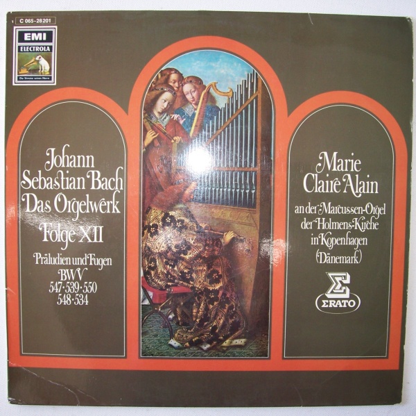 Johann Sebastian Bach (1685-1750) • Das Orgelwerk Folge XII LP • Marie-Claire Alain