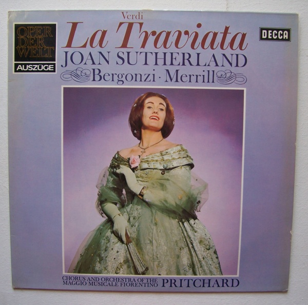 Joan Sutherland: Giuseppe Verdi (1813-1901) • La Traviata LP