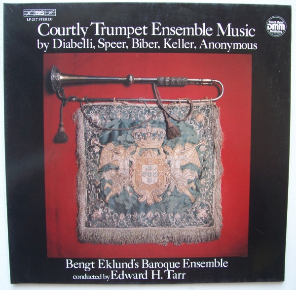 Courtly Trumpet Ensemble Music by Diabelli, Speer, Biber, Keller, Anonymous LP