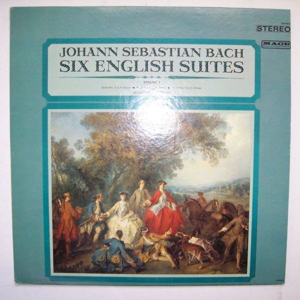 Johann Sebastian Bach (1685-1750) • Six English Suites LP • Helmut Walcha
