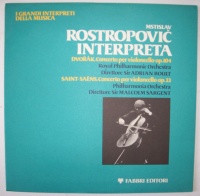 Mstislav Rostropovich • Dvorak & Saint-Saens -...