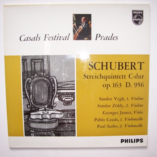 Franz Schubert (1797-1828) • Streichquintett C-Dur LP • Pablo Casals