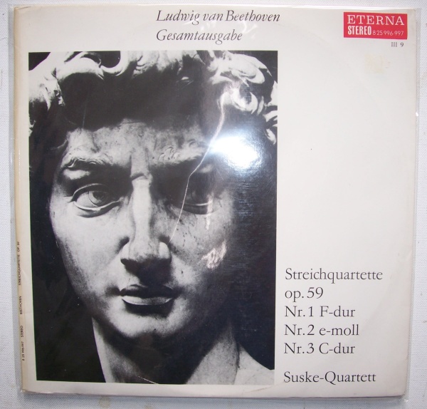 Ludwig van Beethoven (1770-1827) • Streichquartette op. 59 2 LPs • Suske-Quartett