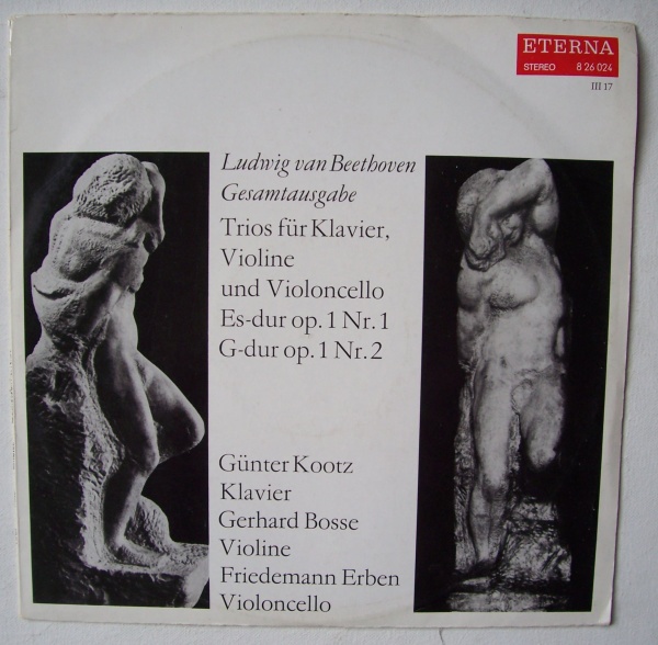 Ludwig van Beethoven (1770-1827) • Trios Es-Dur op. 1 Nr. 1 & G-Dur op. 1 Nr. 2 LP