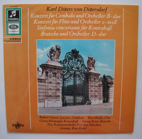 Dittersdorf (1739-1799) - Konzert für Cembalo und Orchester B-Dur LP