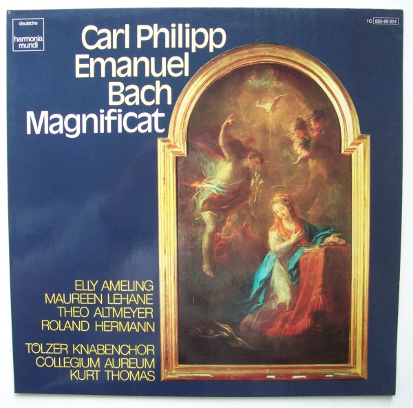 Carl Philipp Emanuel Bach (1714-1788) • Magnificat LP • Elly Ameling