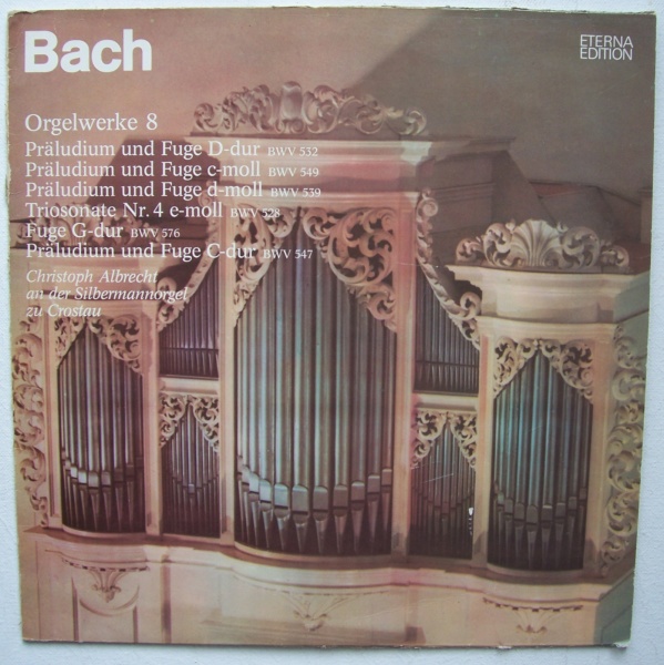 Johann Sebastian Bach (1685-1750) • Orgelwerke 8 LP