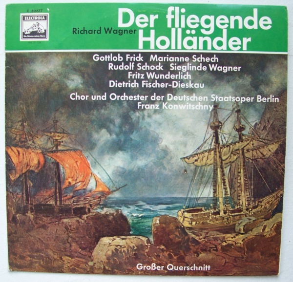 Richard Wagner (1813-1883) • Der Fliegende Holländer LP • Franz Konwitschny