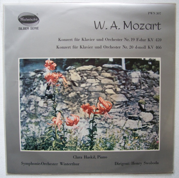Mozart (1756-1791) • Konzerte für Klavier Nr. 19 & 20 LP • Clara Haskil