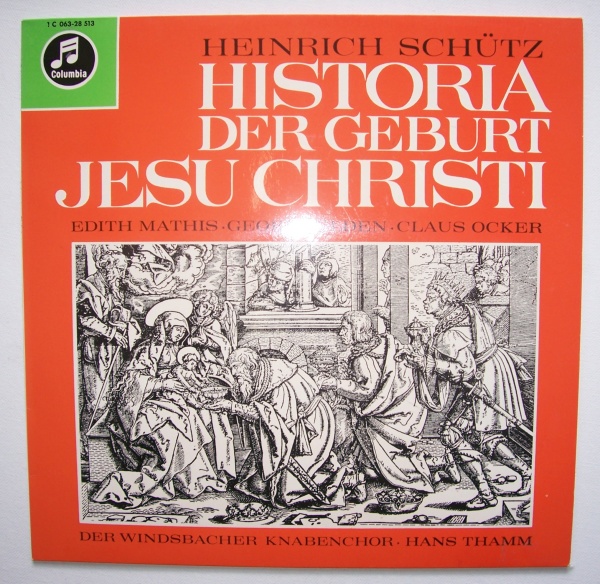 Heinrich Schütz (1585-1672) • Historia der Geburt Jesu Christi LP • Windsbacher Knabenchor