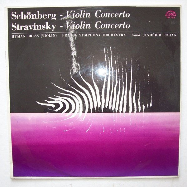 Arnold Schönberg (1874-1951) - Violin Concerto LP - Hyman Bress