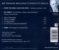 Sir Thomas Beecham: Frederick Delius (1862-1934) • Over the Hills CD