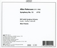 Allan Pettersson (1911-1980) • Symphony No. 13 CD