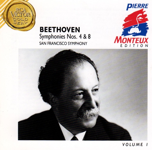 Pierre Monteux: Ludwig van Beethoven (1770-1827) • Symphonies Nos. 4 & 8 CD