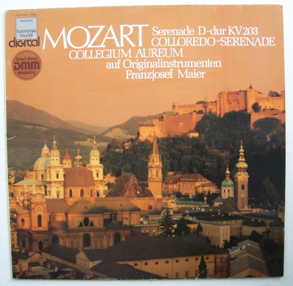 Mozart (1756-1791) • Serenade D-Dur KV 203 Colloredo LP • Collegium aureum