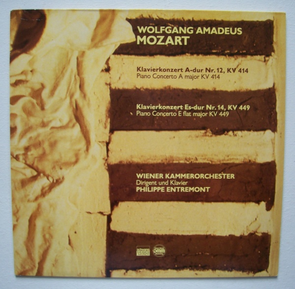 Wolfgang Amadeus Mozart (1756-1791) • Piano Concertos LP • Philippe Entremont