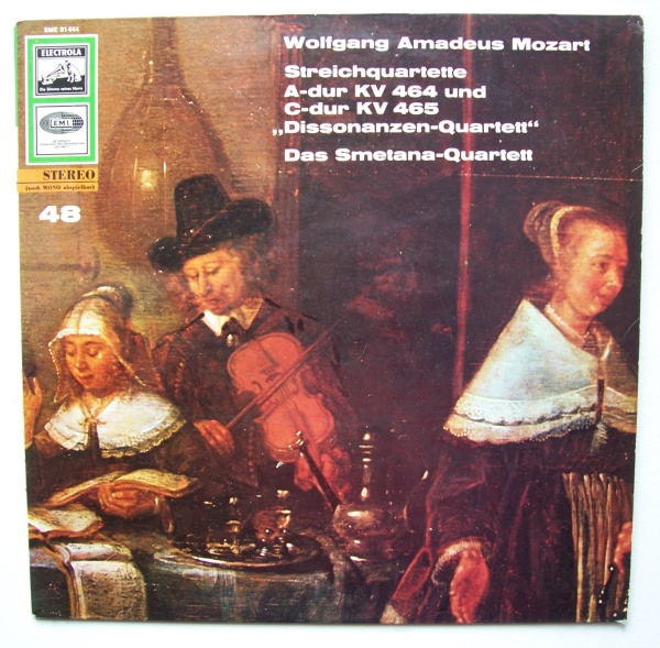 Wolfgang Amadeus Mozart (1756-1791) • Streichquartette LP • Smetana-Quartett