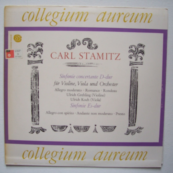 Carl Stamitz (1745-1801) - Sinfonie concertante D-Dur LP - Collegium Aureum