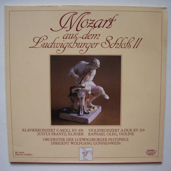 Wolfgang Amadeus Mozart (1756-1791) • Aus dem Ludwigsburger Schloß II LP